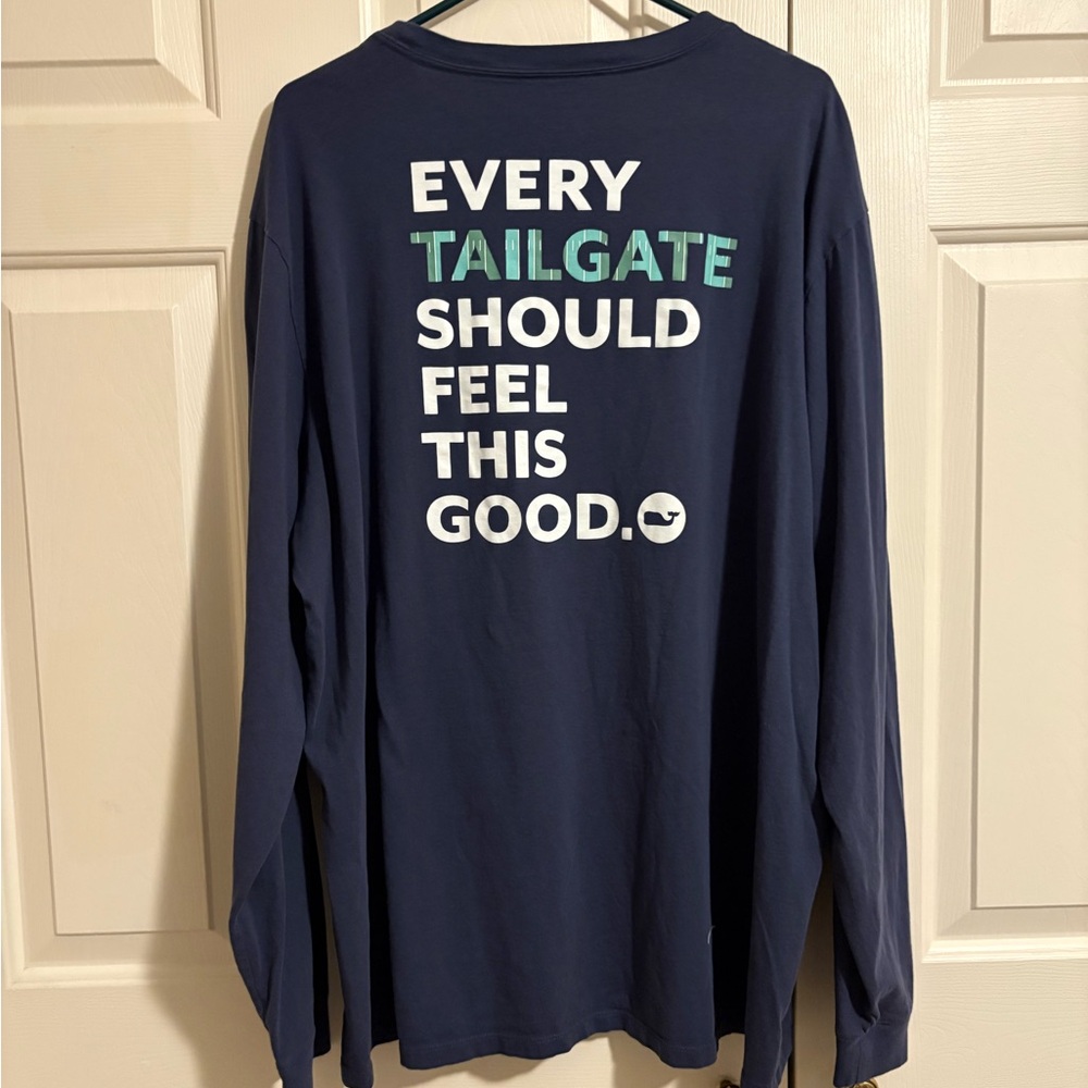 Vineyard Vines Navy Long-Sleeve Every Tailgate Should Feel This Good